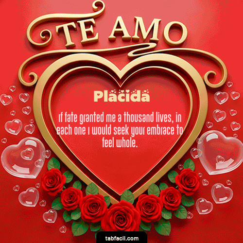 Feliz Dia Amor Placida GIF