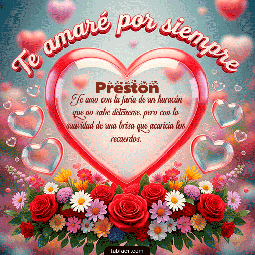 Feliz Dia Amor Preston GIF