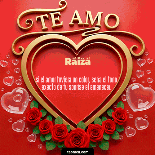 Feliz Dia Amor Raiza GIF