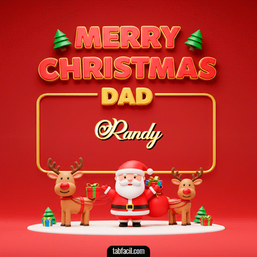 GIF de Randy - Merry Christmas DAD