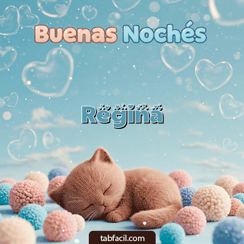 GIF de Regina - Good Night gatuno