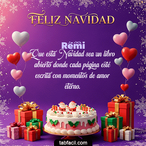 Feliz Navidad Remi GIF