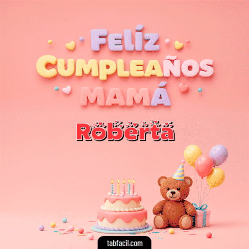 Feliz Cumpleaños Roberta GIF