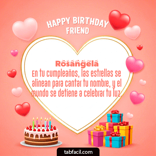 Feliz Cumpleaños Rosangela GIF