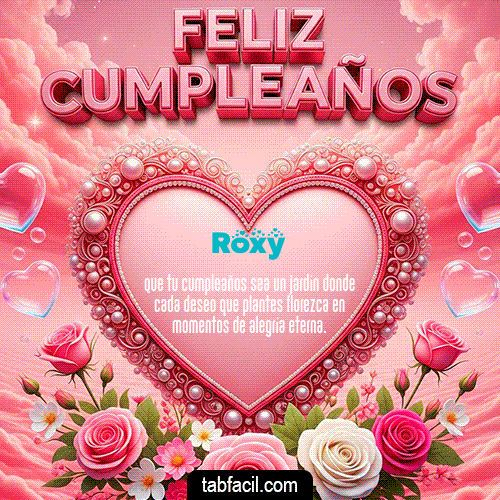 Feliz Cumpleaños Roxy GIF