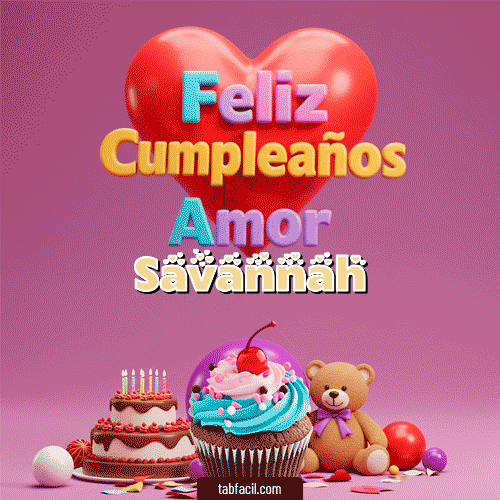 Ver GIF de 💞 Feliz Cumpleaños Amor GIF de Savannah - 💞 Feliz Cumpleaños Amor