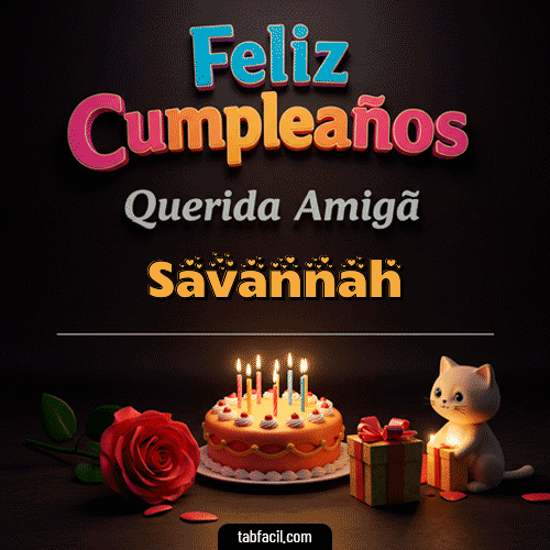 Ver GIF de 🥳 Feliz Cumpleaños Querida Amiga GIF de Savannah - 🥳 Feliz Cumpleaños Querida Amiga
