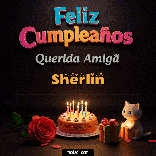 Feliz Cumpleaños Sherlin GIF