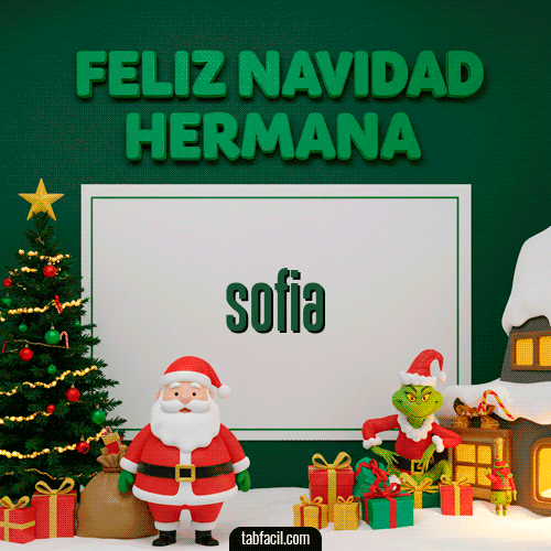 Ver GIF de Feliz Navidad Hermana GIF de Sofia - Feliz Navidad Hermana