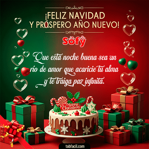 Feliz Navidad Sofy GIF