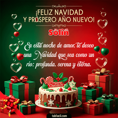 GIF de Solin - Feliz Navidad y Próspero Año Nuevo