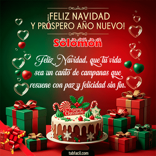 GIF Animado de Feliz Navidad para Solomon - Feliz Navidad y Próspero Año Nuevo