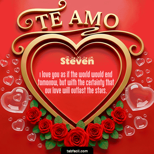 GIF de Steven - Te Amo