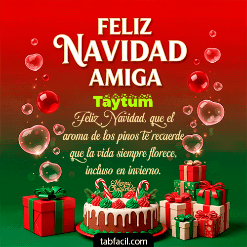 GIF de Taytum - Feliz Navidad Amiga