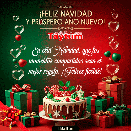 GIF de Taytum - Feliz Navidad y Próspero Año Nuevo