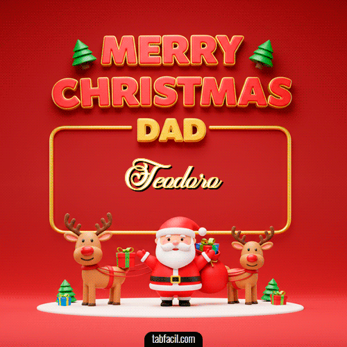 Feliz Navidad Teodoro GIF