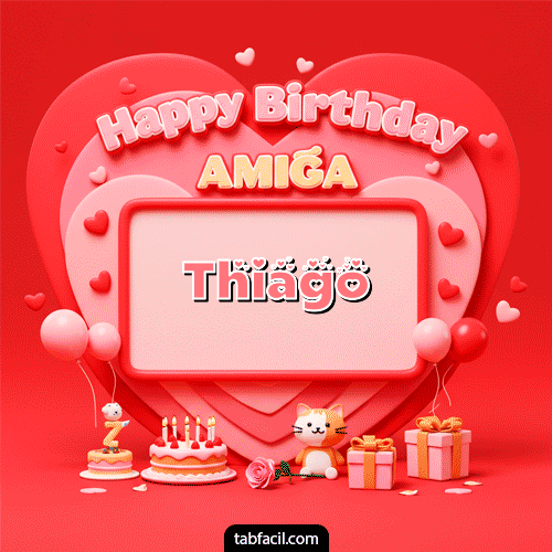 Ver GIF de 🍰 Happy BirthDay Amiga GIF de Thiago - 🍰 Happy BirthDay Amiga