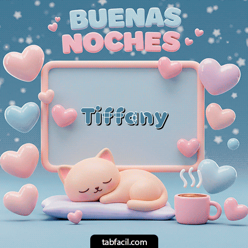 GIF de Tiffany - Luna estrellas de buenas noches
