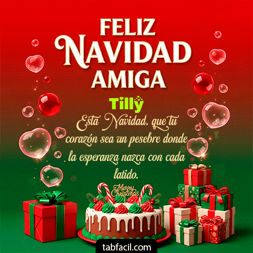 GIF de Tilly - Feliz Navidad Amiga