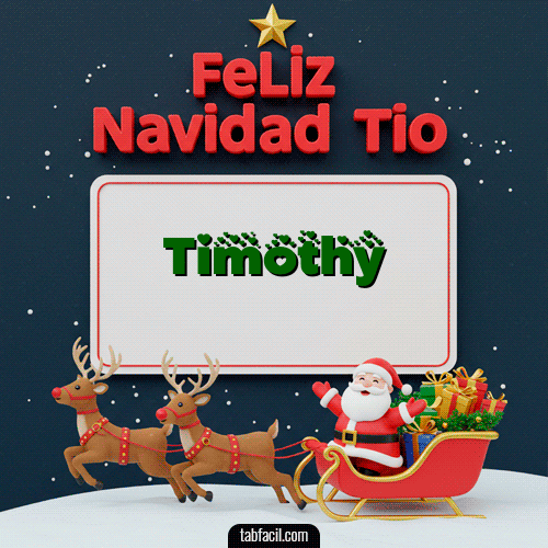 Feliz Navidad Timothy GIF