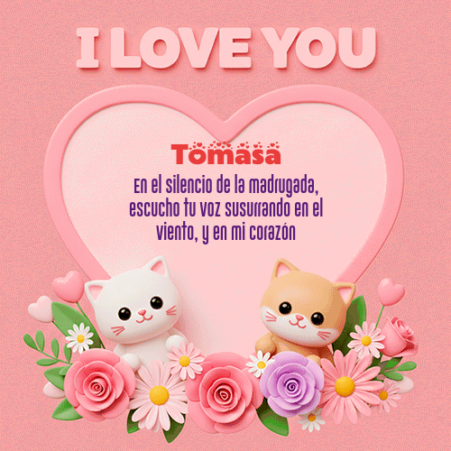 GIF Animado de Feliz Dia Amor para Tomasa - Te Amo!!!