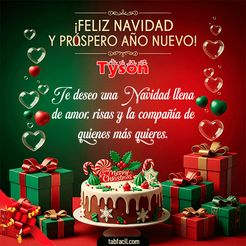 GIF Animado de Feliz Navidad para Tyson - Feliz Navidad y Próspero Año Nuevo