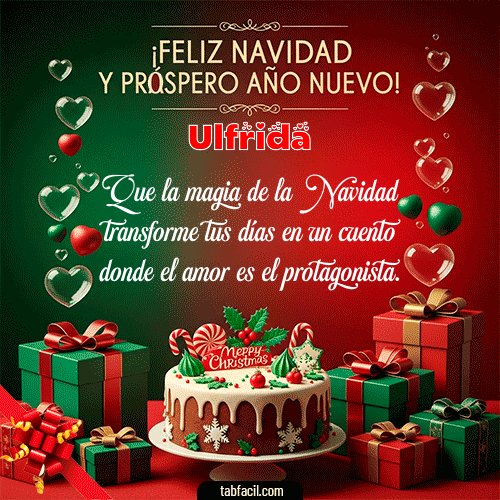 GIF de Ulfrida - Feliz Navidad y Próspero Año Nuevo
