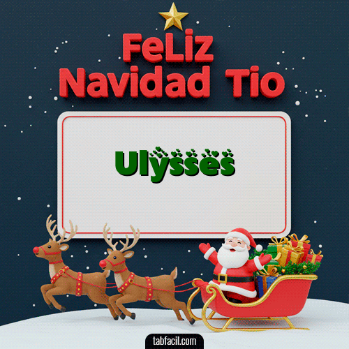 GIF de Ulysses - Feliz Navidad Tío