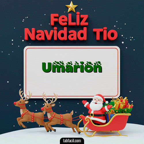 GIF de Umarion - Feliz Navidad Tío