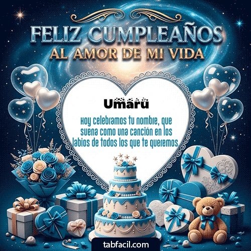 GIF de Umaru - Feliz Cumpleaños al amor de mi vida