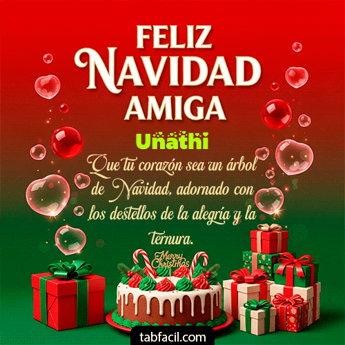 GIF de Unathi - Feliz Navidad Amiga