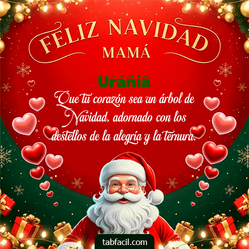 GIF de Urania - Feliz Navidad Mamá