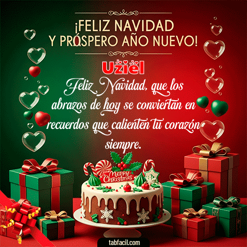 GIF de Uziel - Feliz Navidad y Próspero Año Nuevo