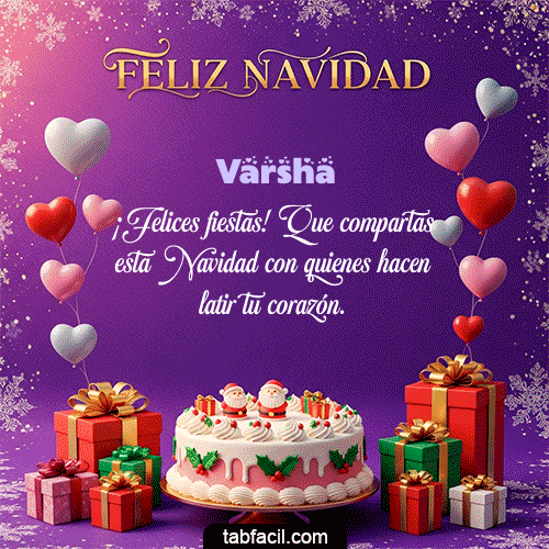 Feliz Navidad Varsha GIF