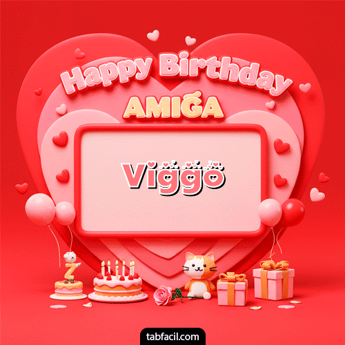 Ver GIF de 🍰 Happy BirthDay Amiga GIF de Viggo - 🍰 Happy BirthDay Amiga