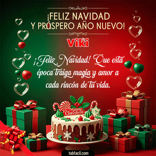 Feliz Navidad Viki GIF