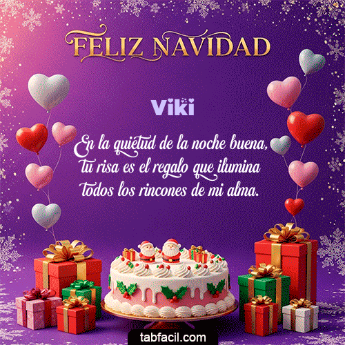 Feliz Navidad Viki GIF