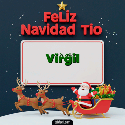 Feliz Navidad Virgil GIF