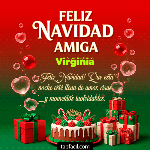 Feliz Navidad Virginia GIF