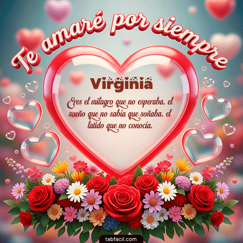 GIF de Virginia - Te amaré por siempre