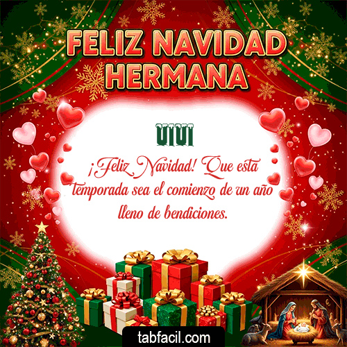 Feliz Navidad Vivi GIF