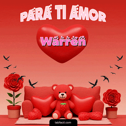 GIF de Warren - Para tí amor