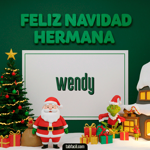 Ver GIF de Feliz Navidad Hermana GIF de Wendy - Feliz Navidad Hermana