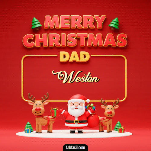 Feliz Navidad Weston GIF