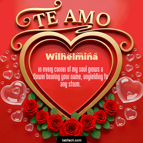 Feliz Dia Amor Wilhelmina GIF