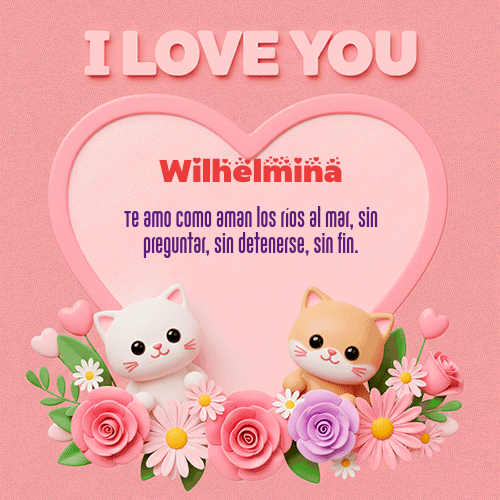 Feliz Dia Amor Wilhelmina GIF