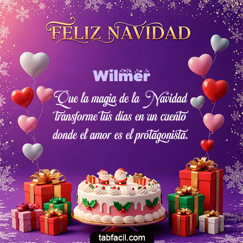 GIF Animado de Feliz Navidad para Wilmer - 🎅 Merry Christmas