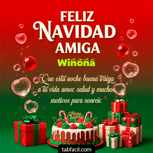 Ver GIF de Feliz Navidad Amiga GIF de Winona - Feliz Navidad Amiga