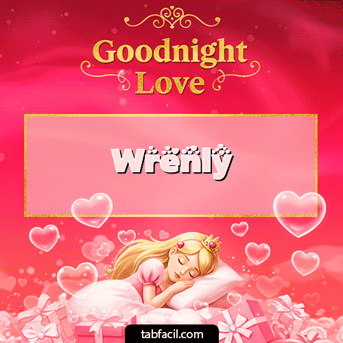 GIF de Wrenly - Buenas Noches Angel Luna 3D