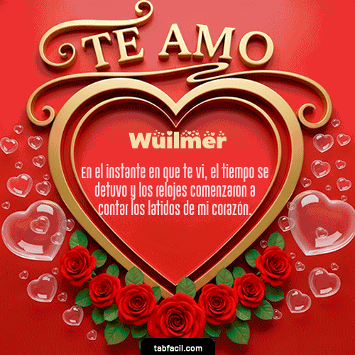 GIF Animado de Feliz Dia Amor para Wuilmer - Te Amo